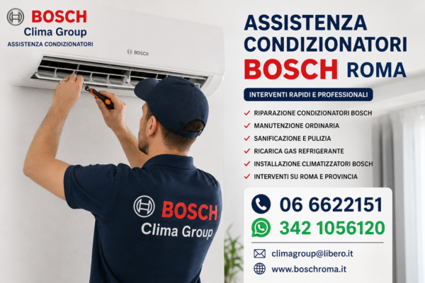 Assistenza Condizionatori Bosch Roma